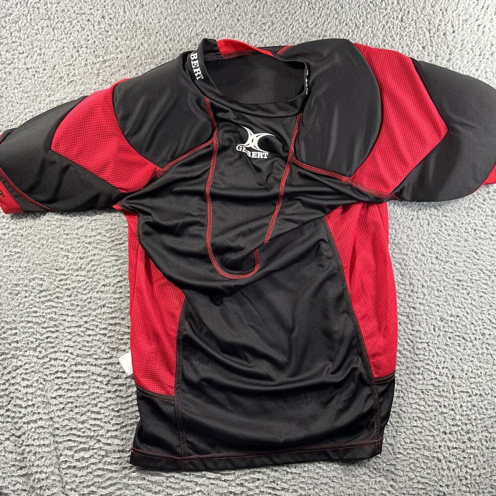 Gilbert Rugby Padded Shirt Body Armor IRB Approved Mens Large Protective Wear